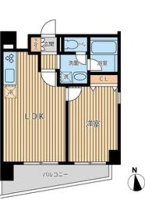 オーキッドレジデンス三ノ輪IIの物件間取画像